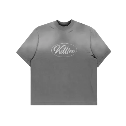 Grey Washed Rhinestone Tee