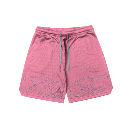 Bubblegum Stitched Athletic Shorts