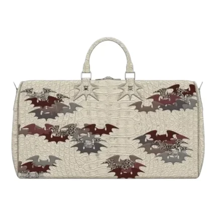 Killtec Crocodile Patchwork Cream Duffle Bag 1/100